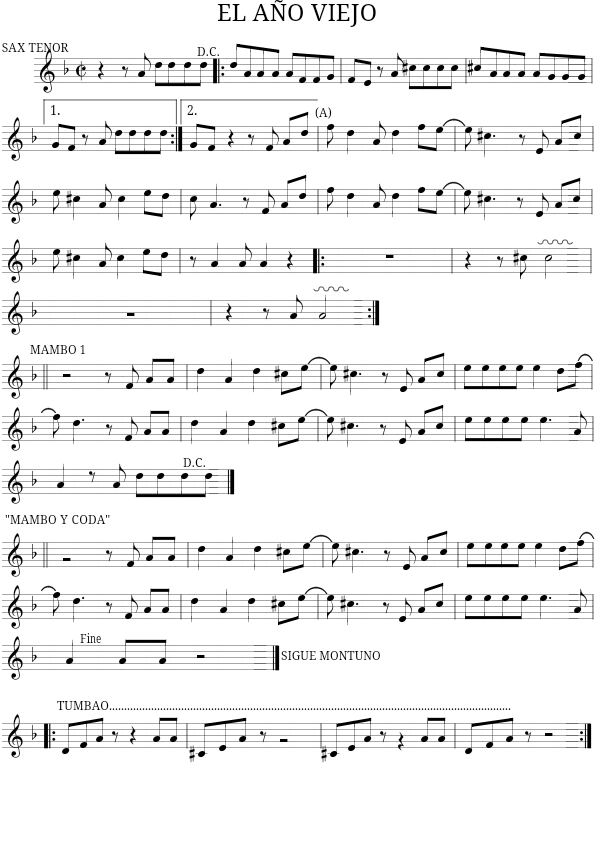 La imagen puede contener una previsualizacion de una partitura